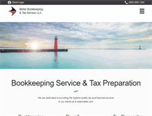 Tablet Screenshot of betterbookkeepingkenosha.com